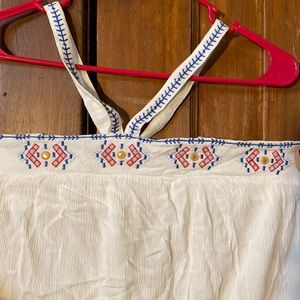 Cover up for bikini, top portion.